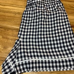 JCrew Black And White Gingham Shorts